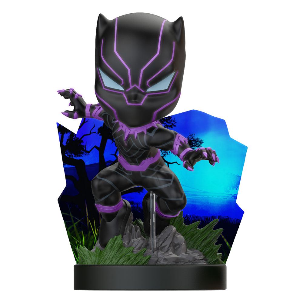 Marvel Superama Mini Diorama Black Panther (Kinetic Energy) Exclusive 10 cm