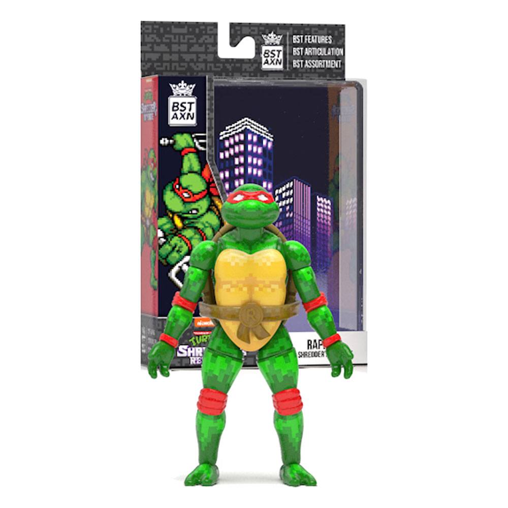 Teenage Mutant Ninja Turtles BST AXN Action Figure NES 8-Bit Raphael Exclu.