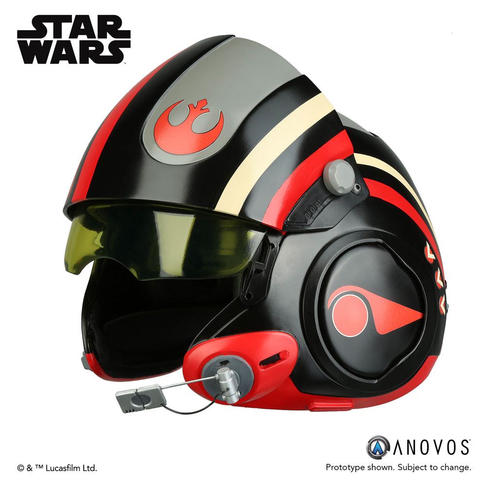 Star Wars Episode VII Replica 1/1 Poe Dameron Black Squadron Helmet 