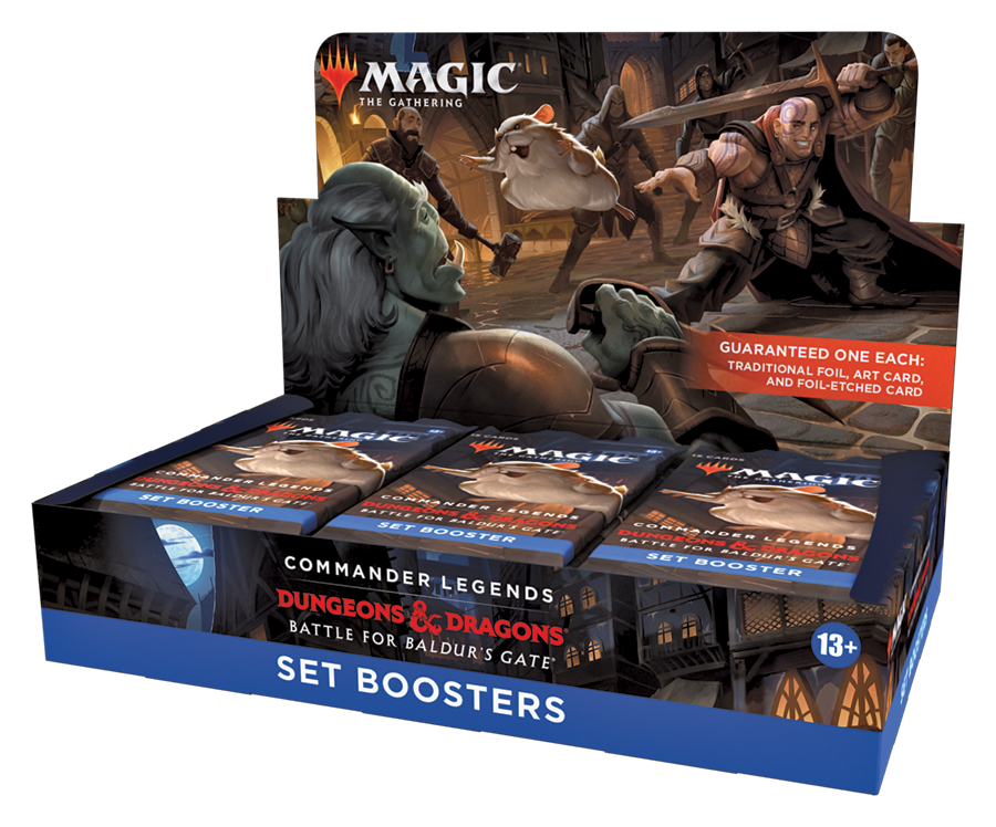 Magic the Gathering: Commander Legends Baldur's Gate Set Booster Display