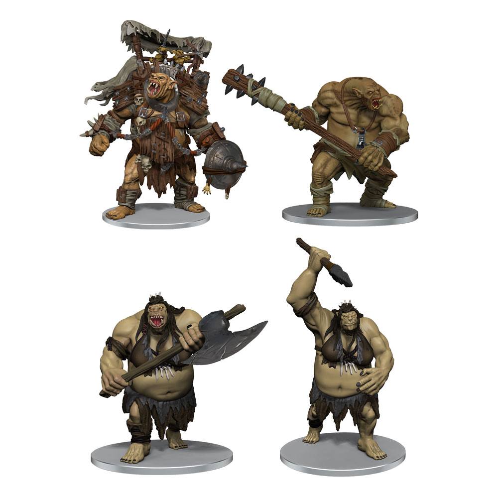 Dungeons and Dragons: Icons of the Realms pre-painted Ogre Warband
