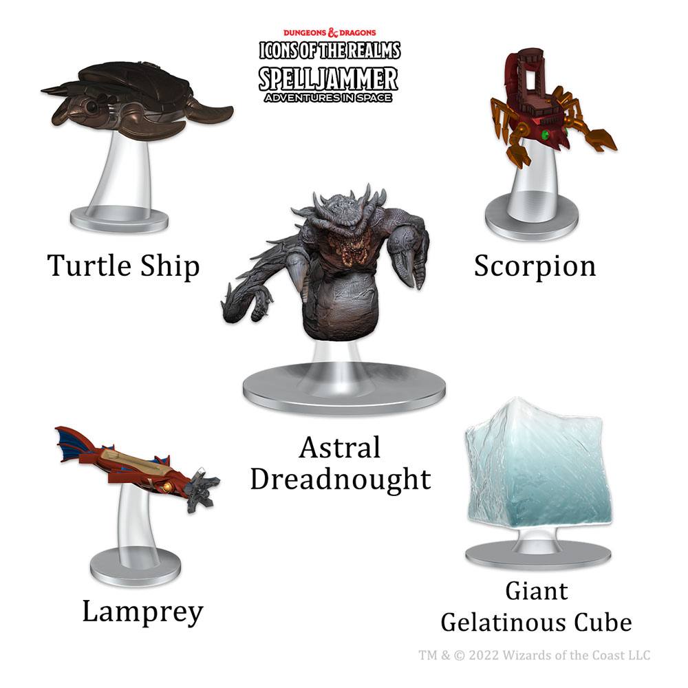D&D Icons of the Realms: pre-painted Ship Scale - Attacks from Deep Space 