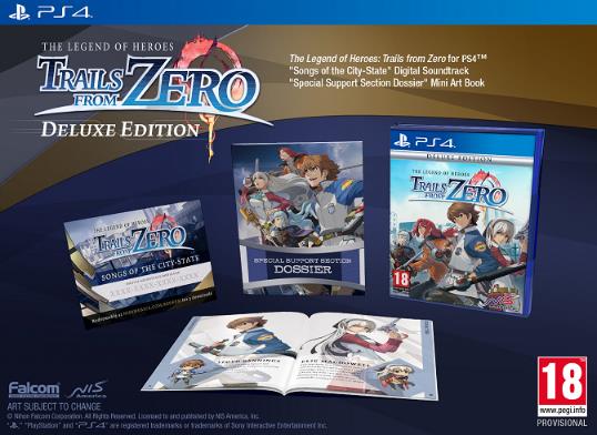 The Legend of Heroes: Trails From Zero Deluxe Edition PS4 (Novo)