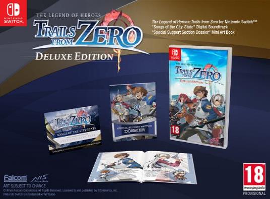 The Legend of Heroes:Trails From Zero Deluxe Edition Nintendo Switch (Novo)