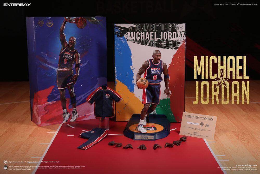 NBA Collection Real Masterpiece AF 1/6 Michael Jordan Barcelona Limited Edt