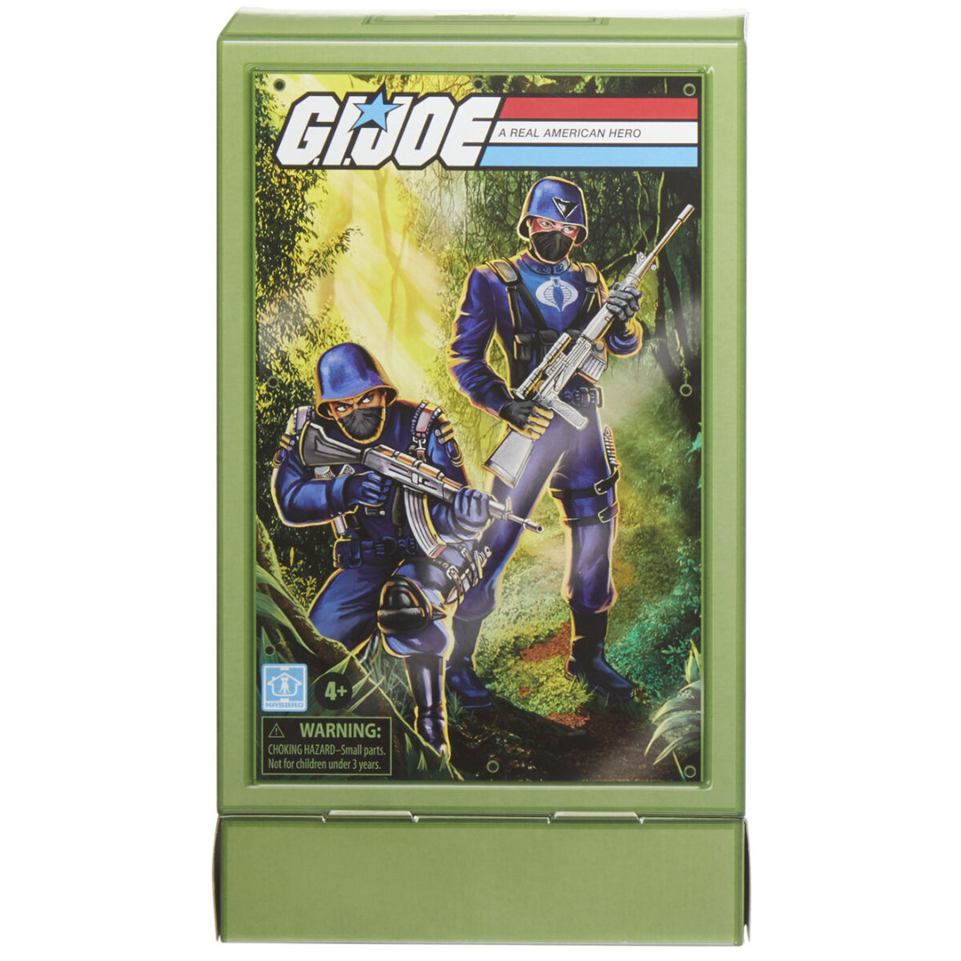 G.I. Joe Vintage Action Figures 2-Pack Cobra Officer + Cobra Trooper 9 cm