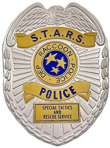 Resident Evil Gold & Silver Plated S.T.A.R.S Badge