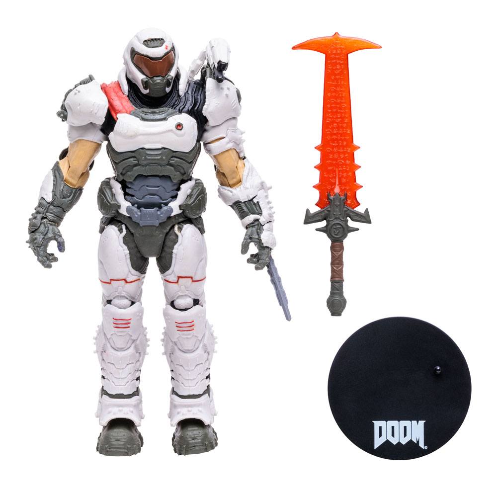 Doom Eternal Action Figure Doom Slayer (White Armor) 18 cm