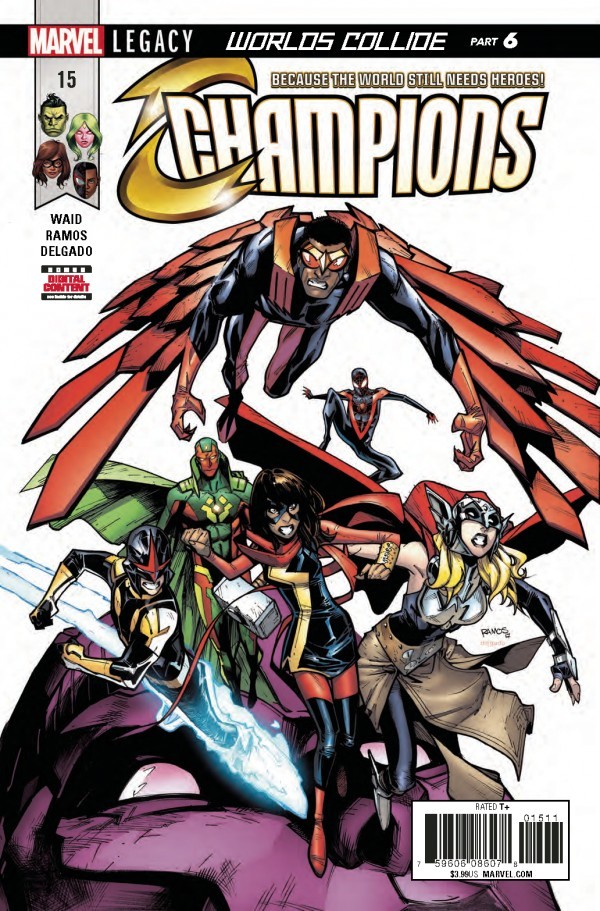 Marvel Comics : Champions 15 (Oferta capa protetora)