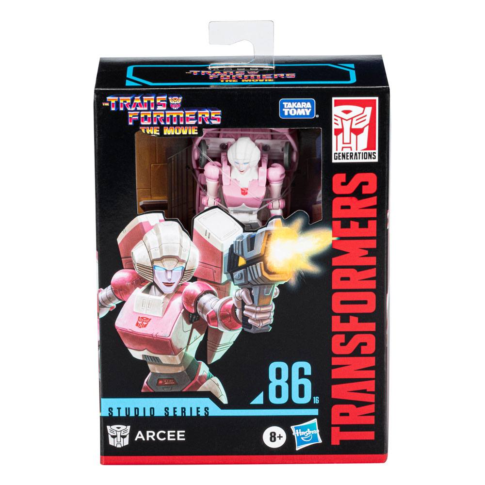 The Transformers: The Movie Generations Studio Series Deluxe Class AF Arcee