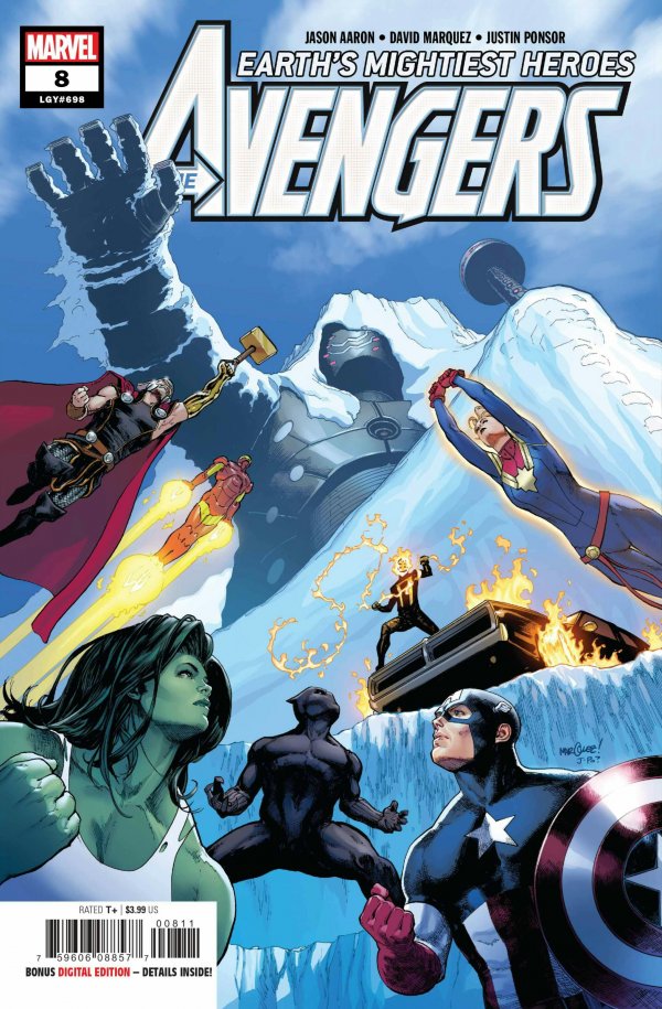 Marvel Comics : The Avengers 8 (Oferta capa protetora)