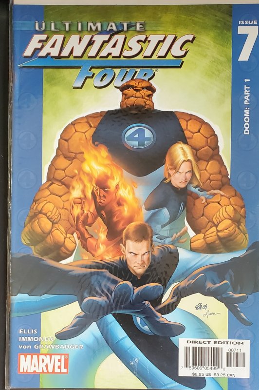 Marvel Comics: Ultimate Fantastic Four #7 (Oferta capa protetora)