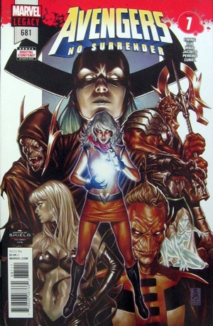 Marvel Comics : Avengers #681 No Surrender Part 7 (Oferta capa protetora)