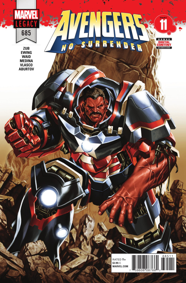 Marvel Comics : Avengers #685 No Surrender Part 11 (Oferta capa protetora)