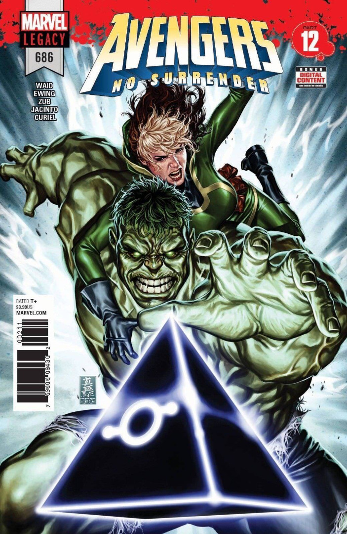 Marvel Comics : Avengers #686 No Surrender Part 12 (Oferta capa protetora)