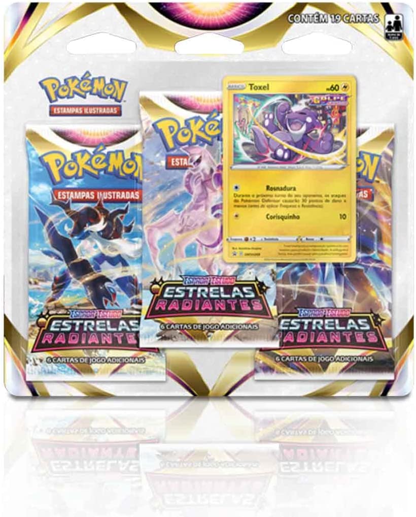 Pokémon - Estrelas Radiantes Blister 3-pack boosters Toxel PT