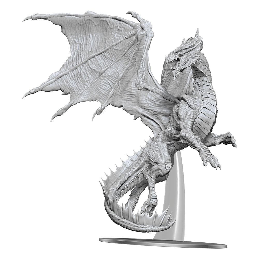 Dungeons and Dragons Nolzur's Marvelous Miniatures:Unpaint Adult Red Dragon