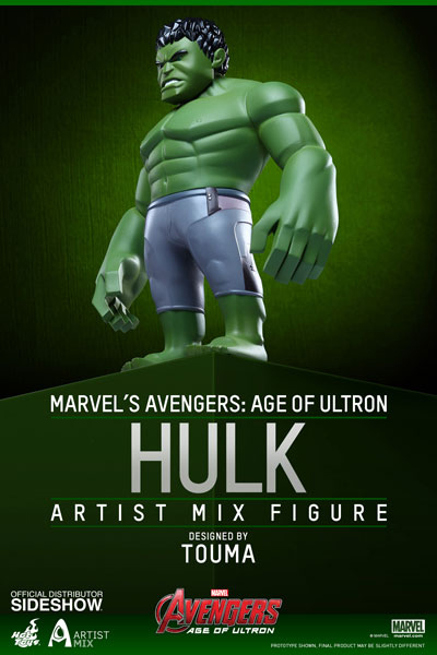 Avengers Age of Ultron Artist Mix Bobble-Head Hulk 15 cm