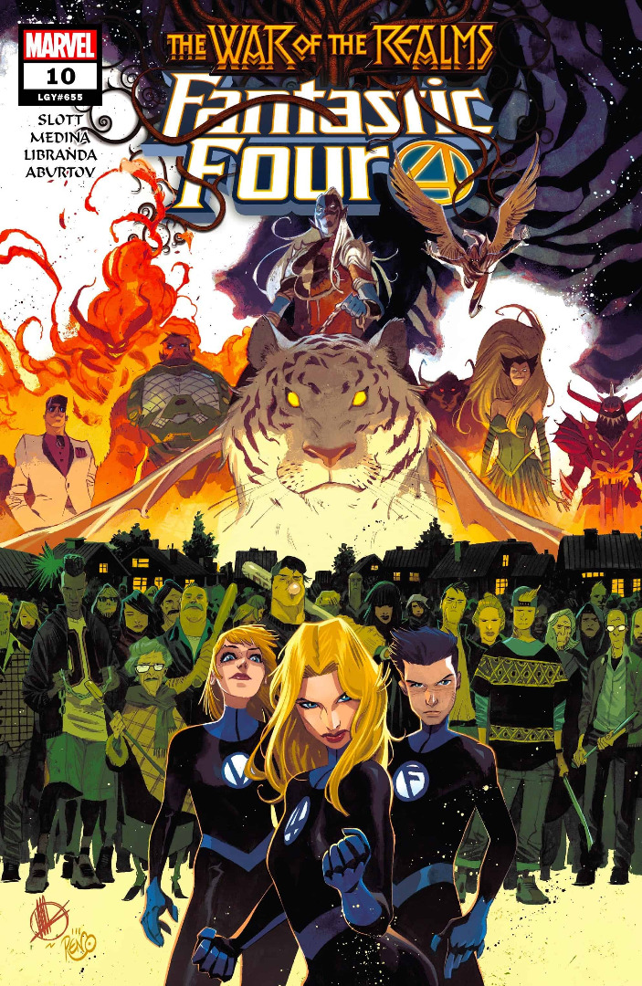 Marvel Comics:War of the Realms: Fantastic Four #10 (Oferta capa protetora)
