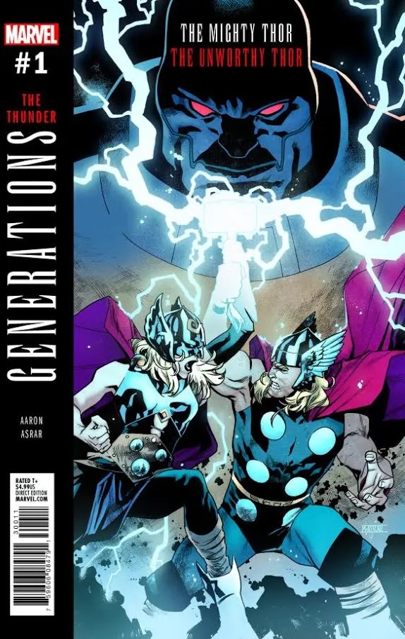 Marvel Comics: Generations Unworthy Thor & Mighty Thor #1 (Oferta proteção)