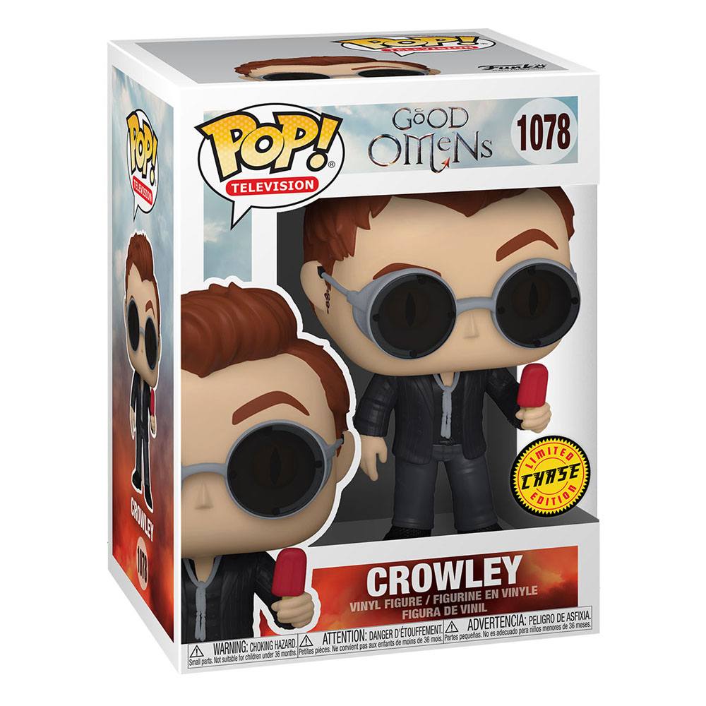 Good Omens POP! TV Vinyl Figures Crowley Chase 9 cm 