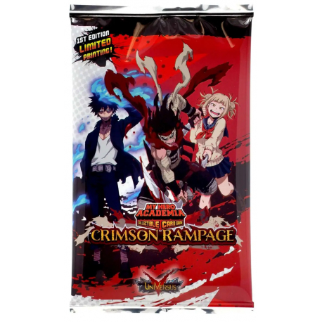 My Hero Academia Card Game Series 02 Booster Crimson Rampage (English)