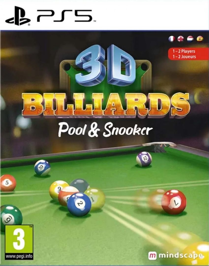 3D Billiards: Pool & Snooker PS5 (Novo)