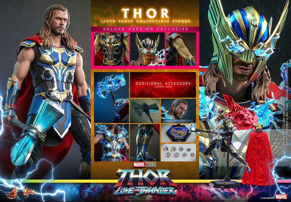 Thor: Love and Thunder Masterpiece Action Figure 1/6 Thor (Deluxe Version) 