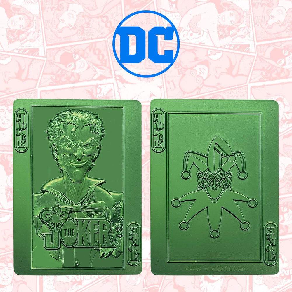 DC Comics Ingot The Joker Playing Card Limited Edition