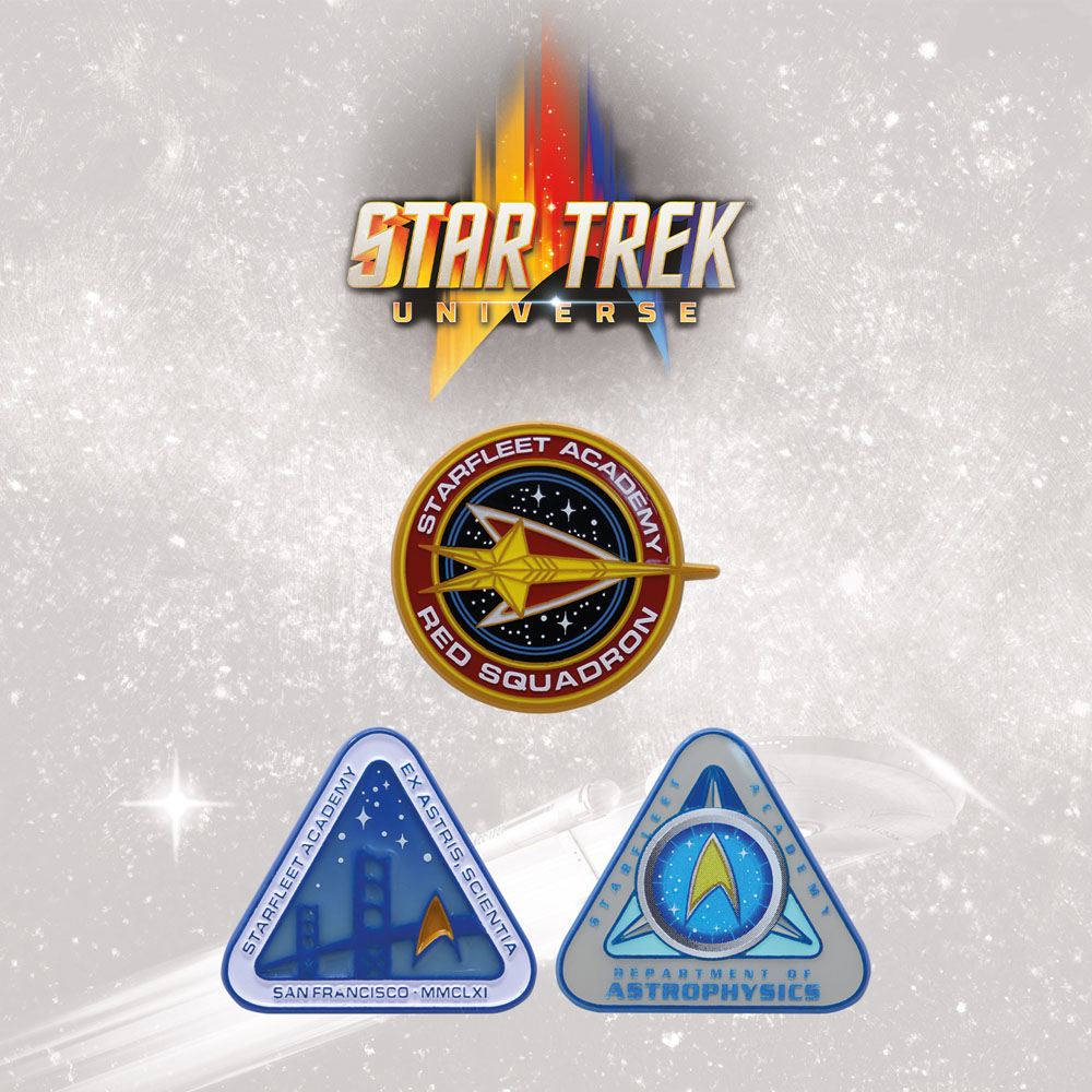 Star Trek Pin Badge Set Starfleet Academy Limited Edition