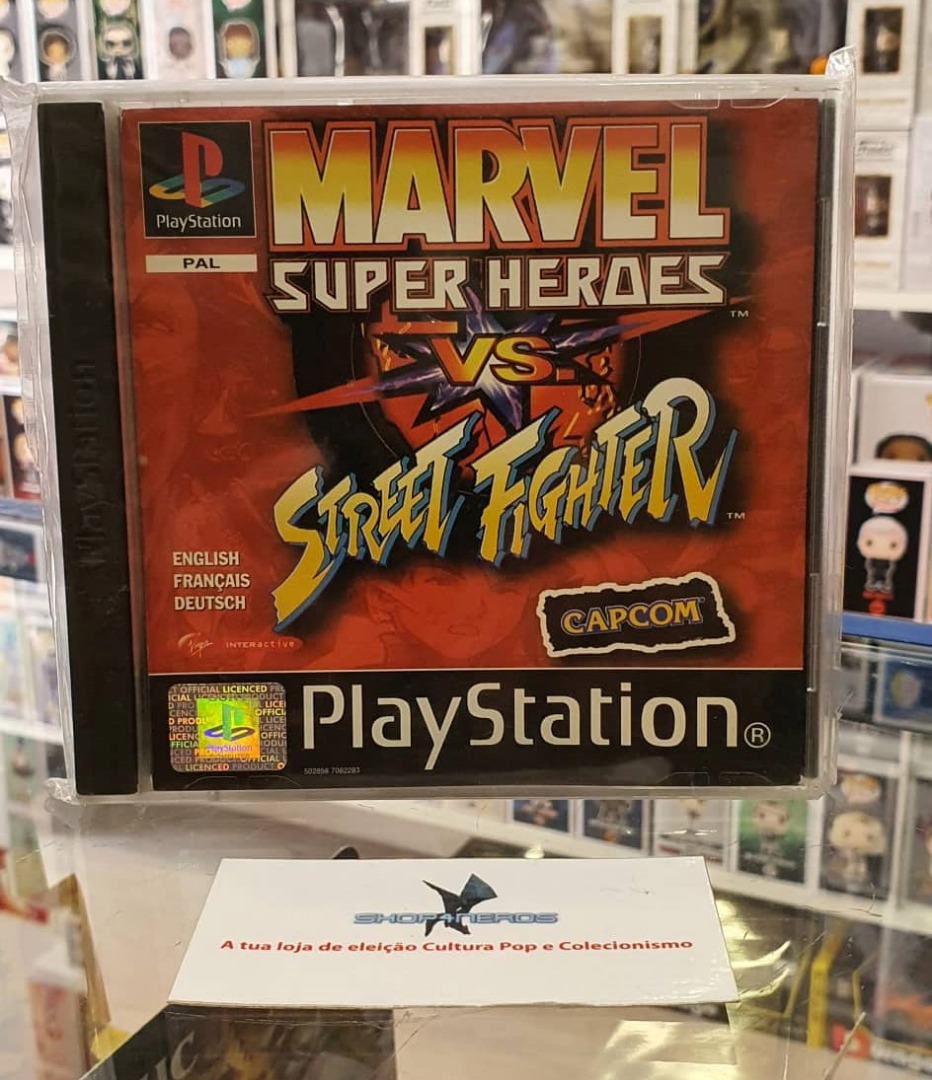 Marvel Super Heroes vs Street Fighter Playstation (Seminovo)