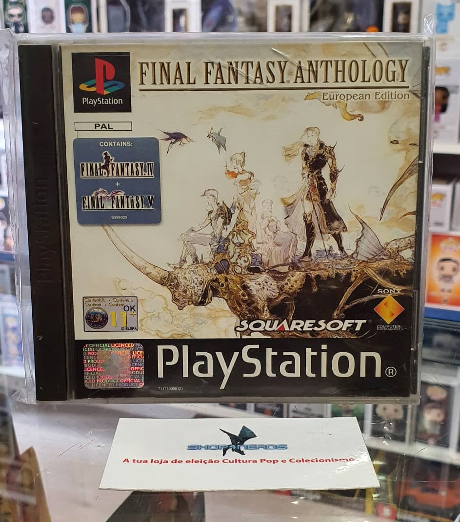 Final Fantasy Anthology  - Final Fantasy IV e V Playstation (Seminovo)