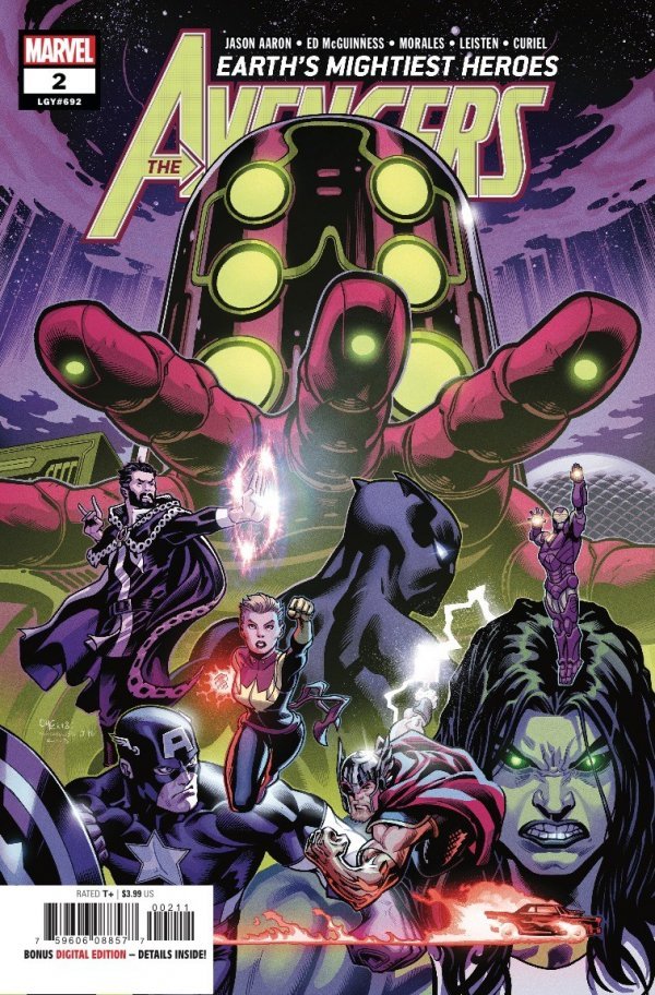 Marvel Comics: Avengers #2 (Oferta capa protetora)