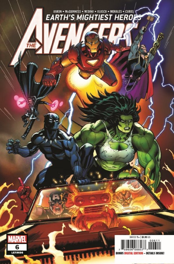 Marvel Comics: The Avengers #6 (Oferta capa protetora) 