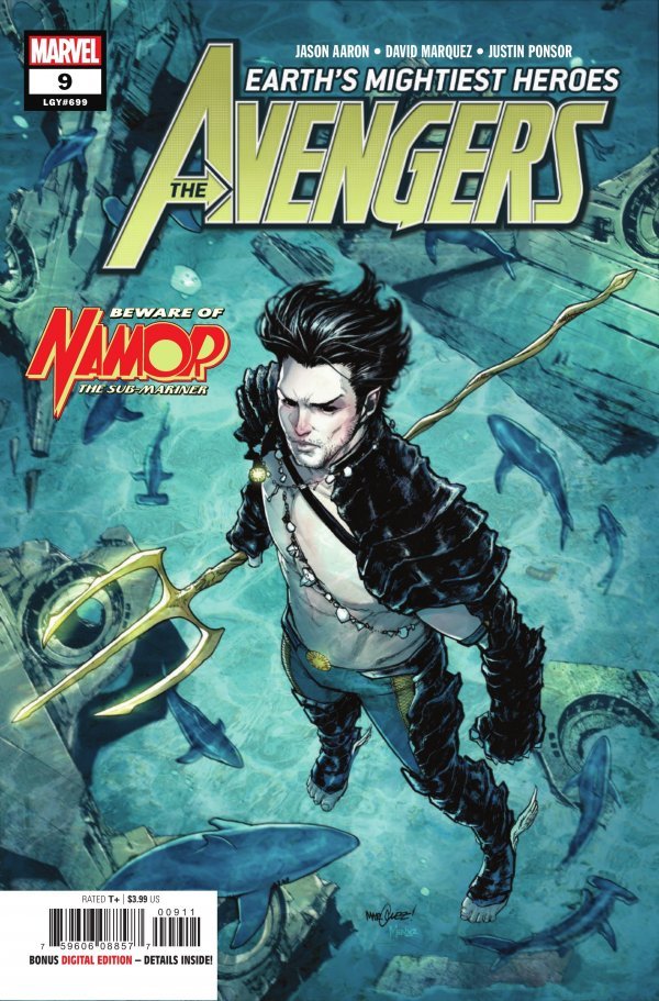 Marvel Comics: The Avengers #9 (Oferta capa protetora) 