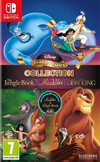 Disney The Jungle Book, Aladdin and the Lion King Nintendo Switch (Novo)