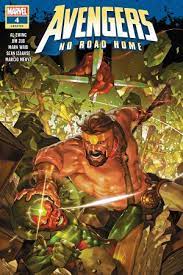 Marvel Comics: Avengers No Road Home #4 (Oferta capa protetora)