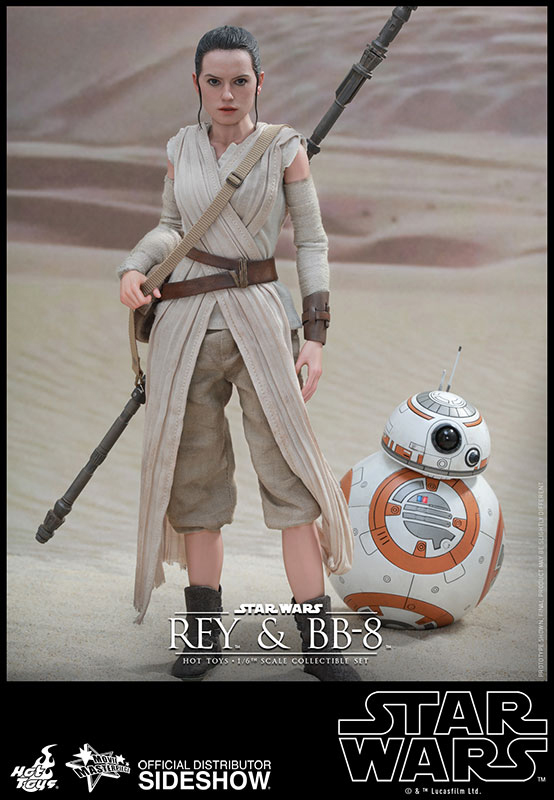 Star Wars Episode VII Movie Masterpiece Action Figure 2-Pack 1/6 Rey & BB-8