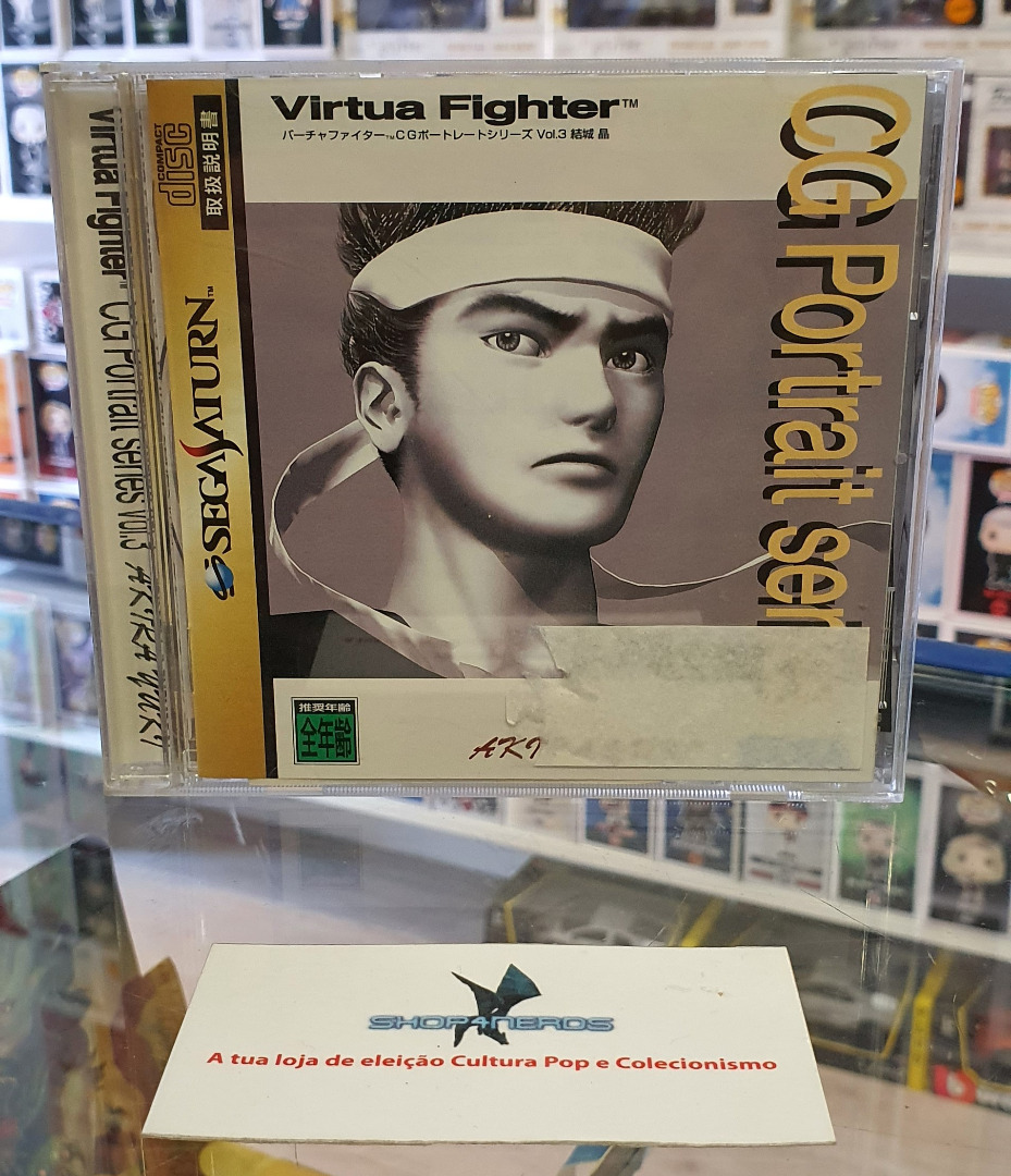 Virtua Fighter CG Portrait series Vol.3 Sega Saturn NTSC-J (seminovo)
