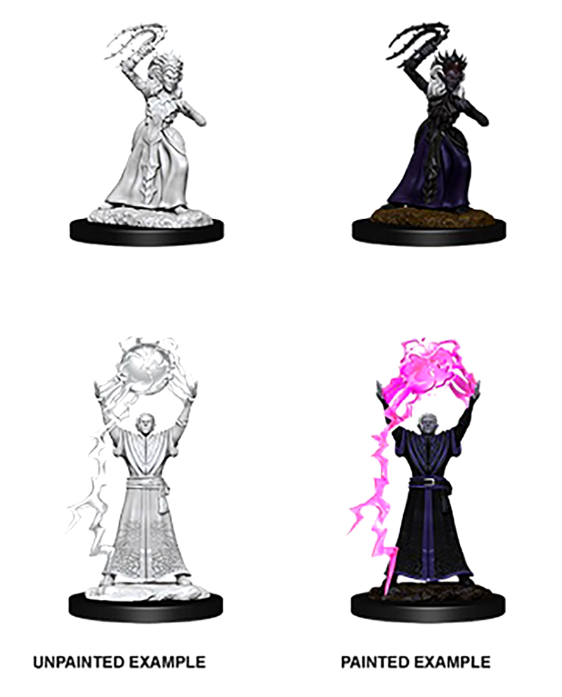 Dungeons and Dragons: Marvelous Miniatures - Drow Mage and Drow Priestess
