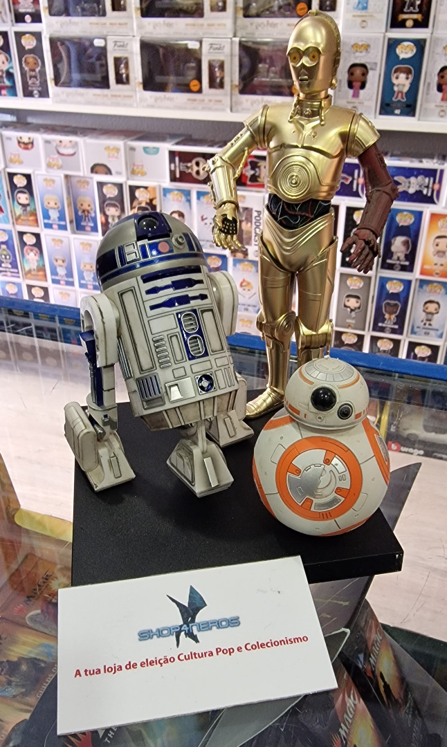 Star Wars-R2D2 & C3PO & BB-8 - ARTFX 1/10 Statue Pack Edition (Sem caixa)