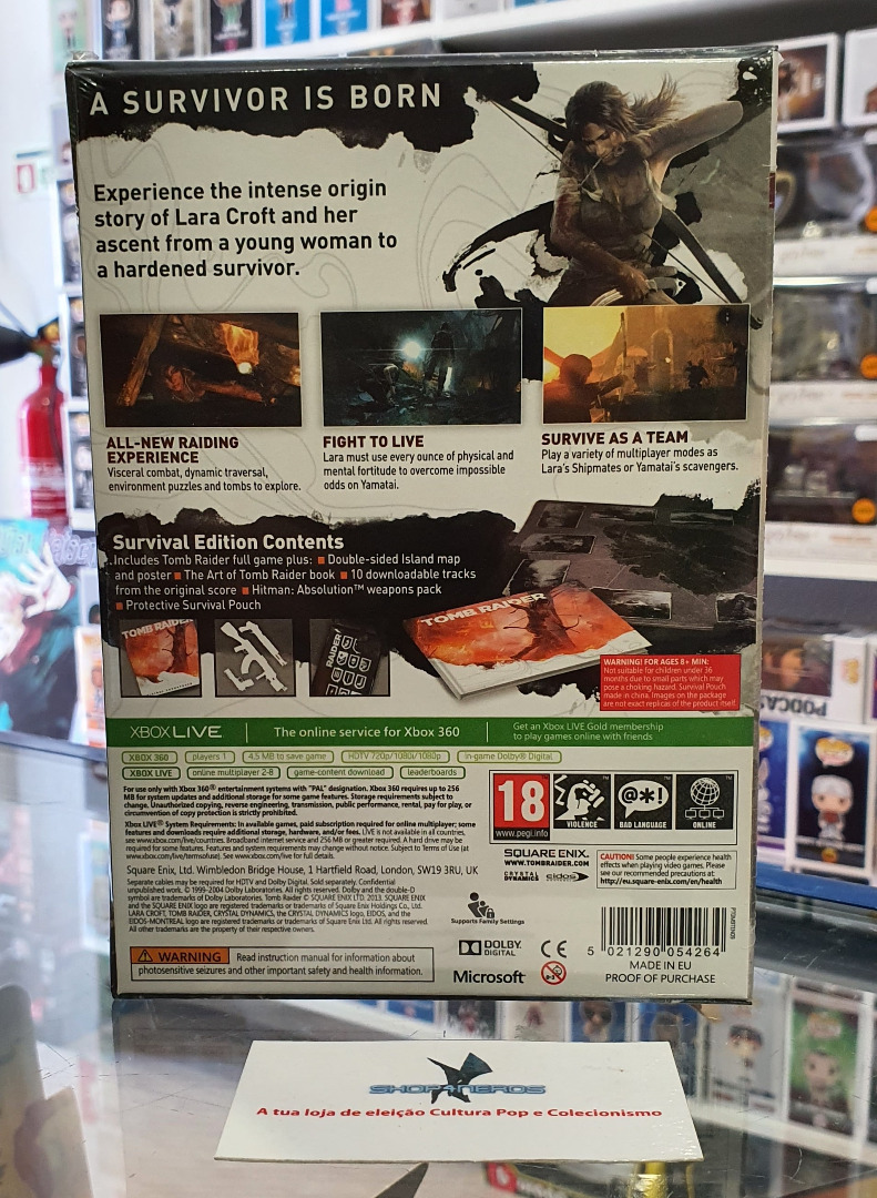 Tomb Raider Survival Collector´s Edition (2013) Xbox 360 (Novo)