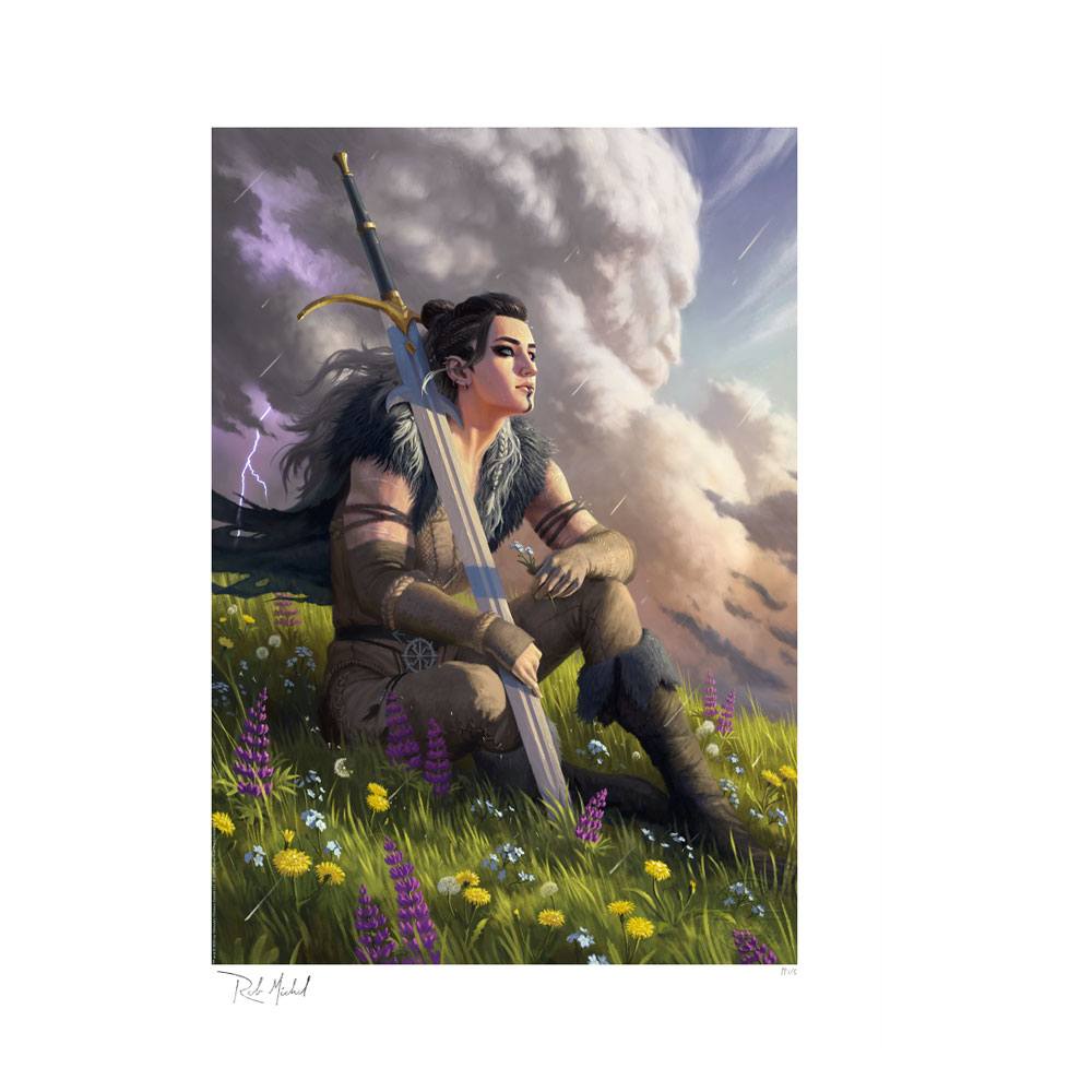 Critical Role: Yasha Nydoorin -Champion of the Stormlord Unframed Art Print