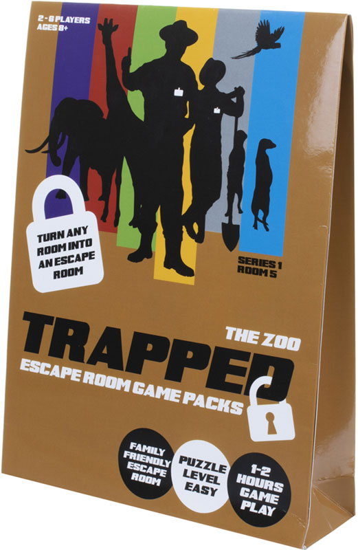 Trapped Escape Room Game Pack The Zoo (English)