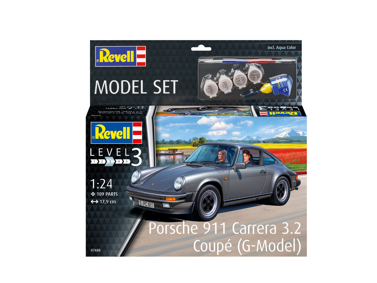 Revell Model Set Porsche 911 Carrera 3.2 Coupé (G-Model) 1:24