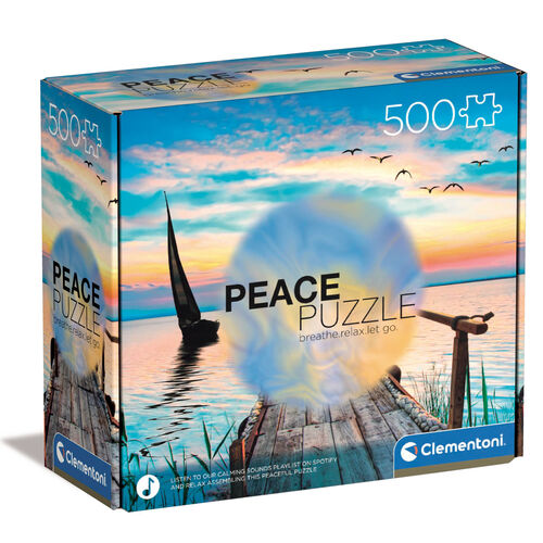 Clementoni Peace Puzzle 500 Peças - Peaceful Wind