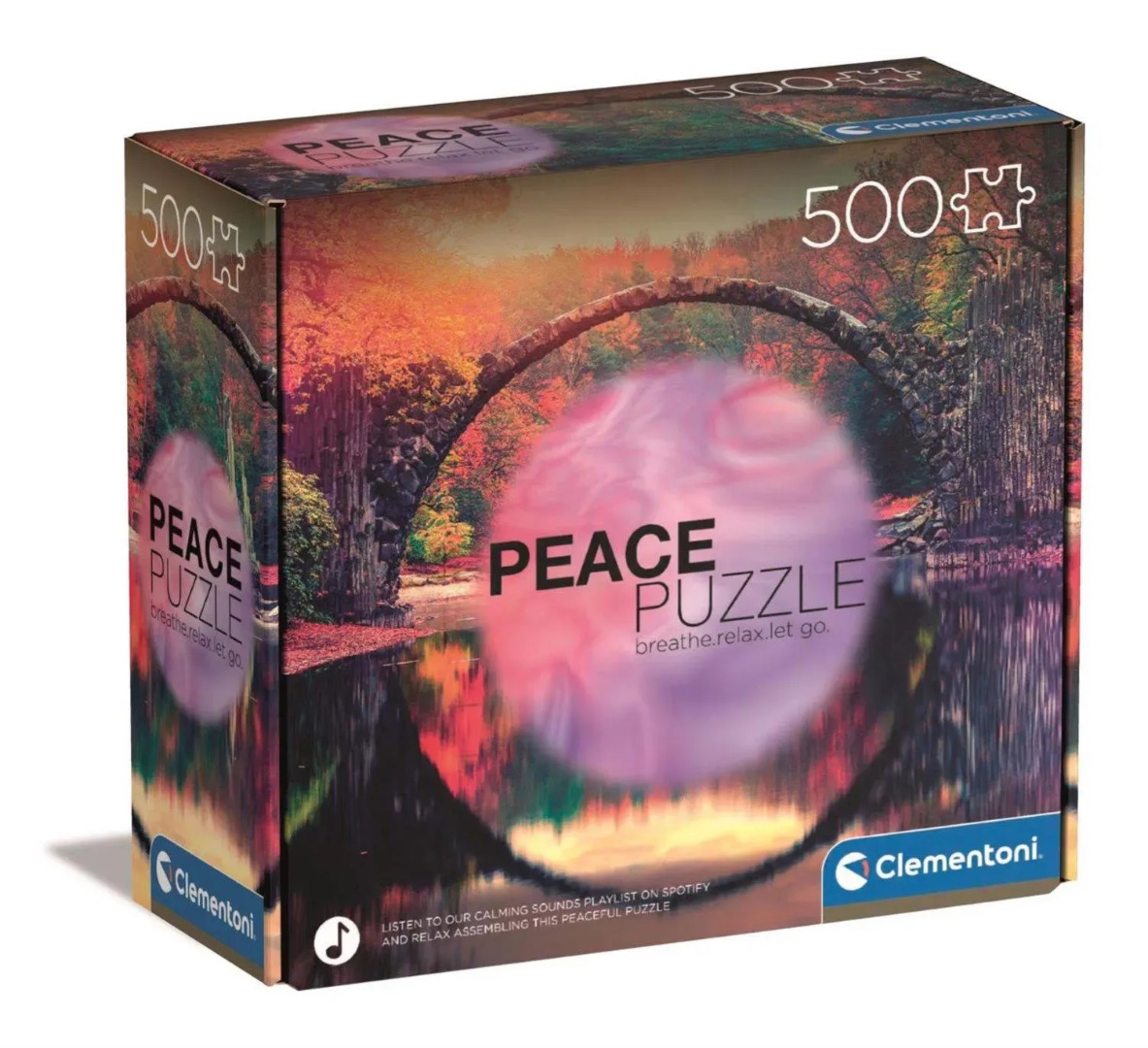 Clementoni Peace Puzzle 500 Peças - Mindful Reflection