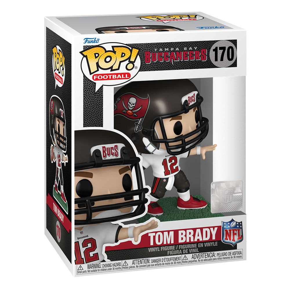 NFL POP! Sports Vinyl Figure Buccaneers - Tom Brady (Away) 9 cm