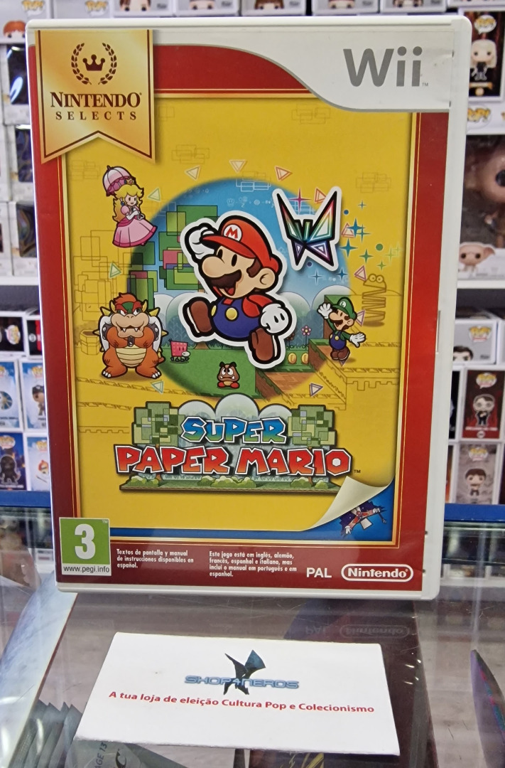 Super Paper Mario Wii (Seminovo)