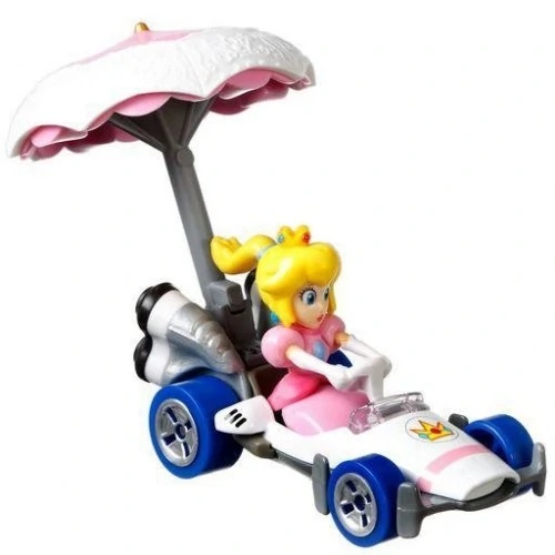 Hot Wheels Mario Kart Princess Peach B-Dasher + Peach Parasol
